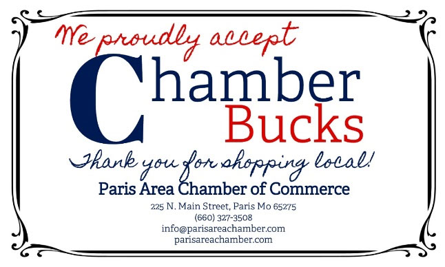 Chamber Bucks | ParisAreaChamber.com